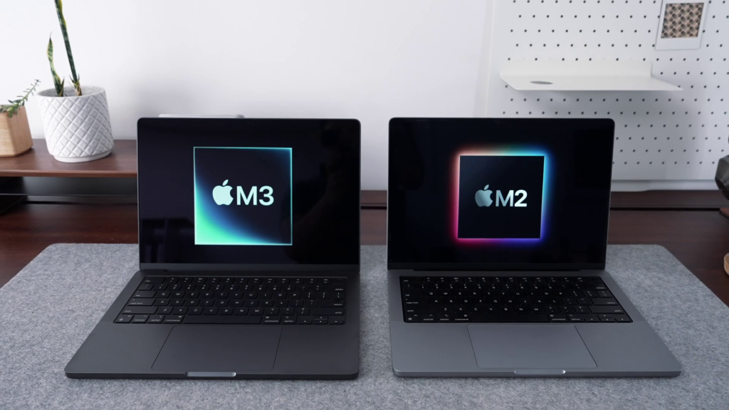Apple MacBook Pro M3 vs M2